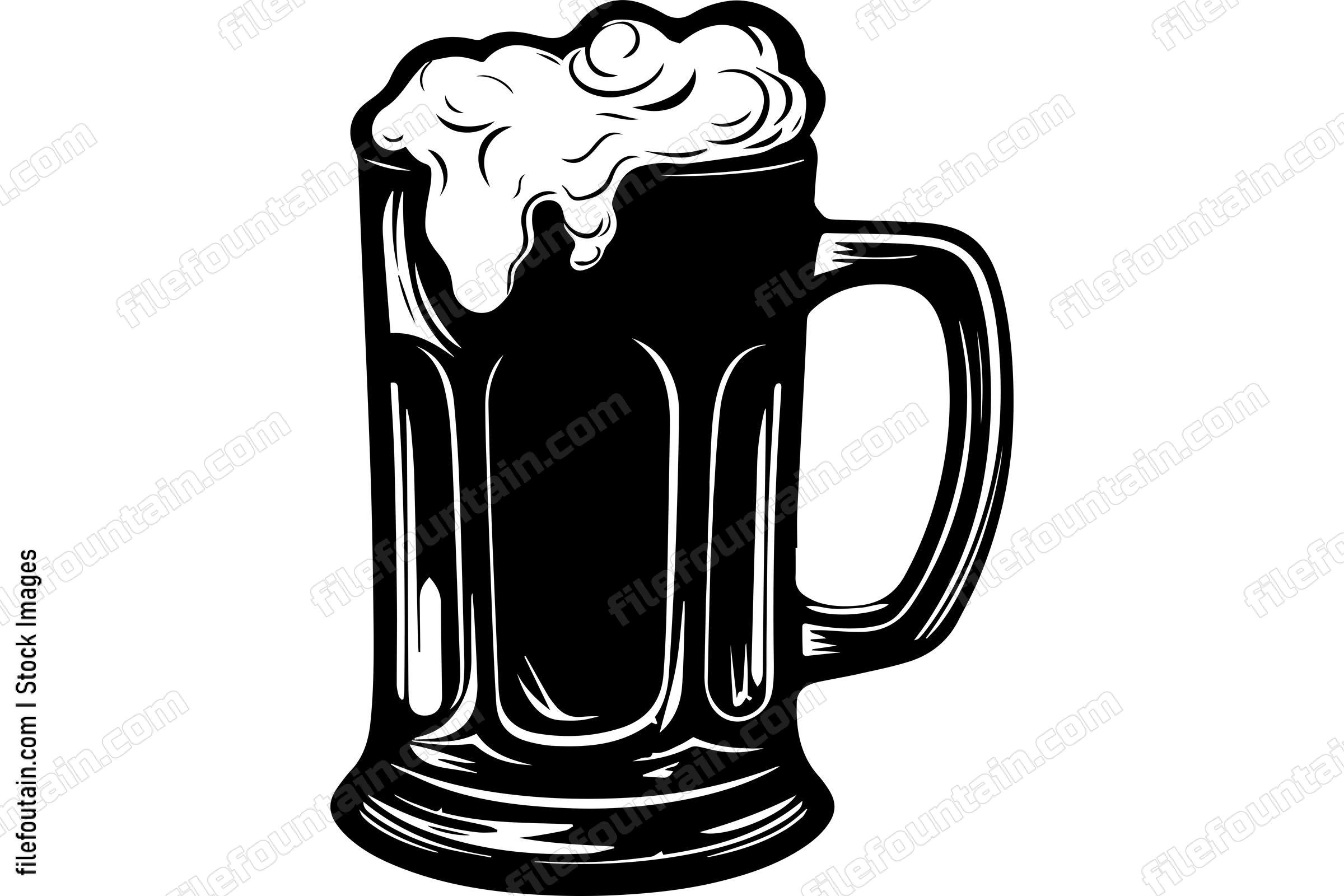 Beer Mug With Foam