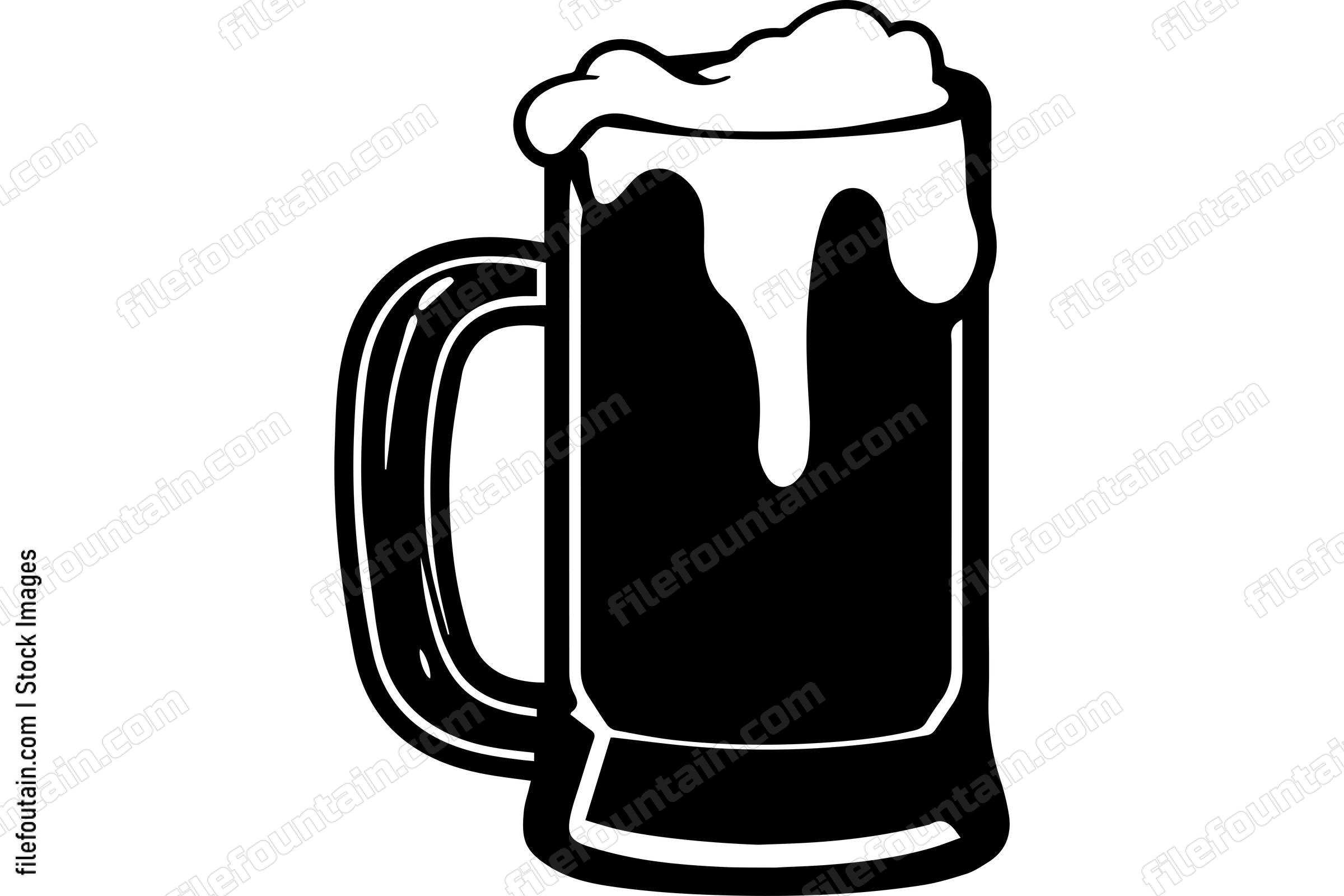 Beer Mug With Foam
