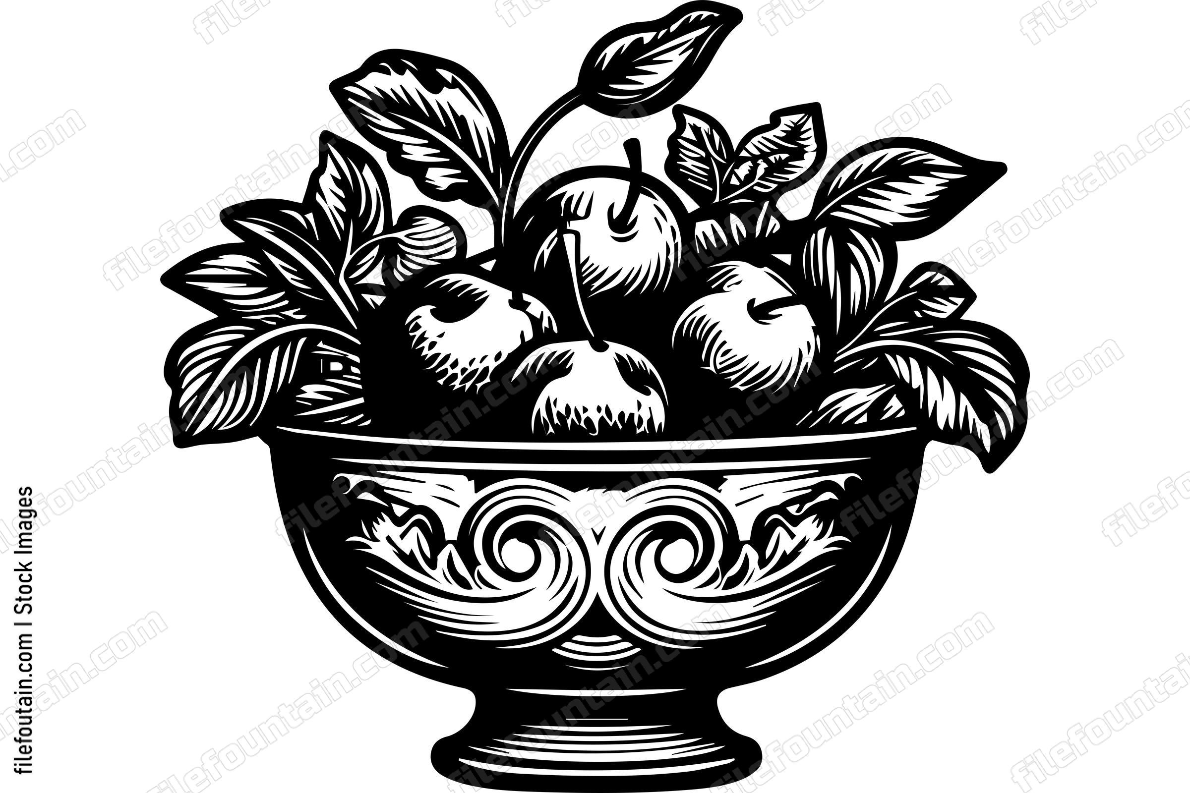 Bowl With Fruits