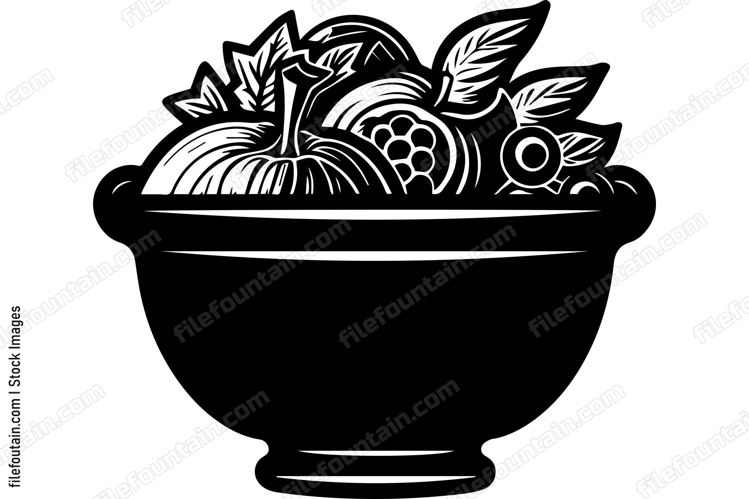 Bowl With Fruits