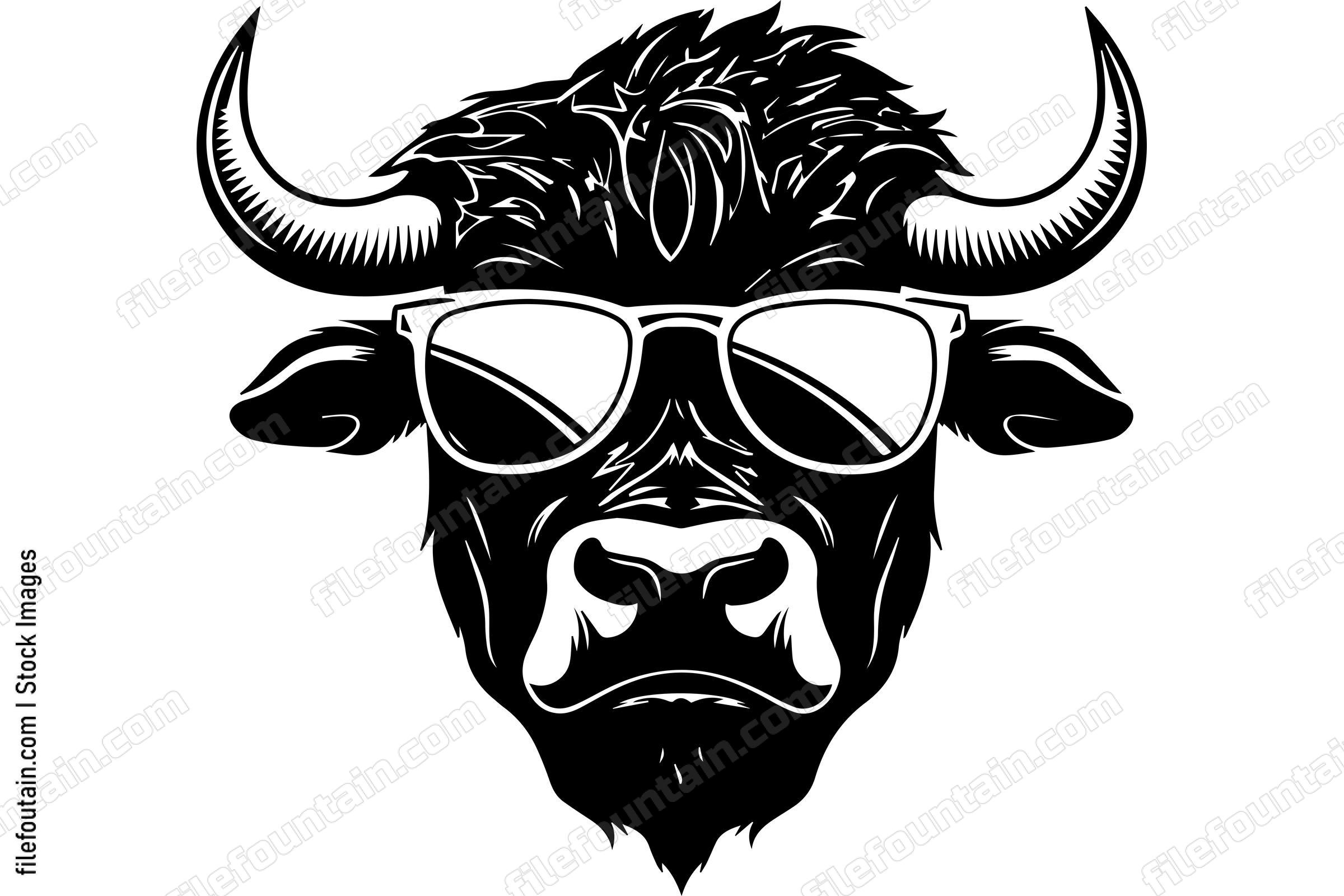 Bull In Sunglasses
