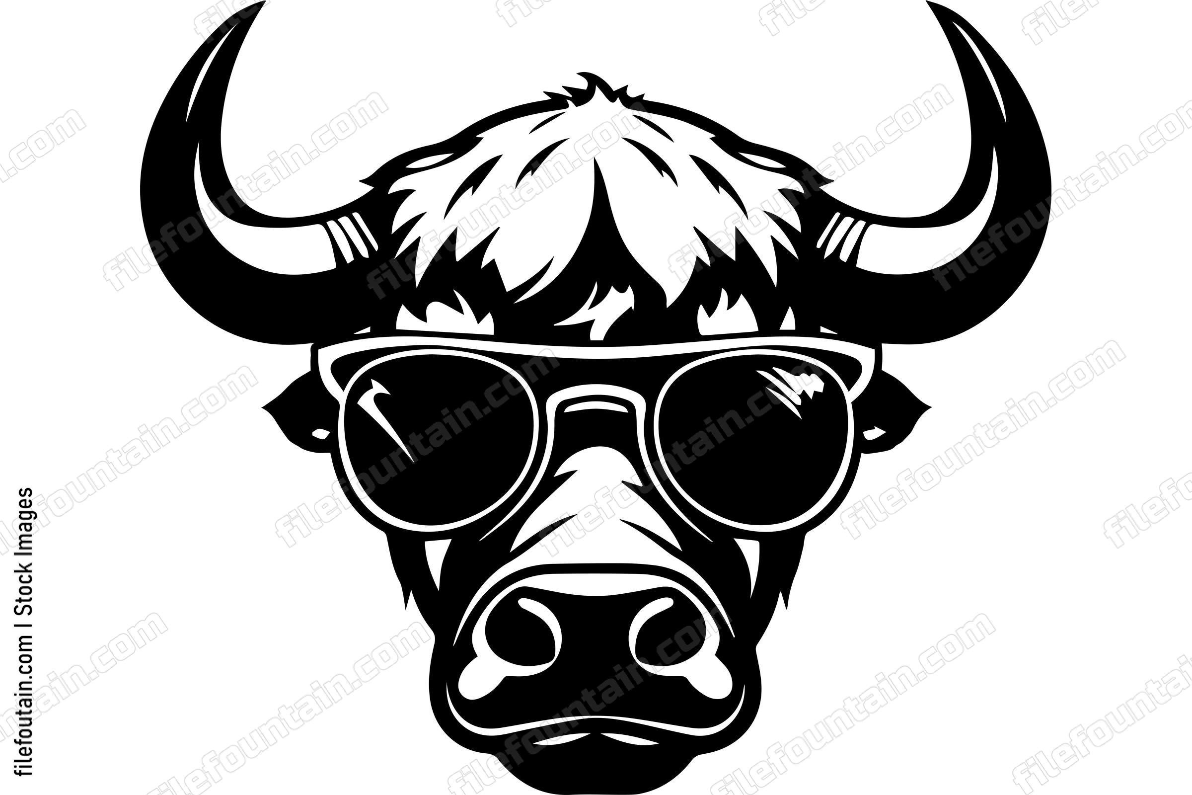Bull In Sunglasses