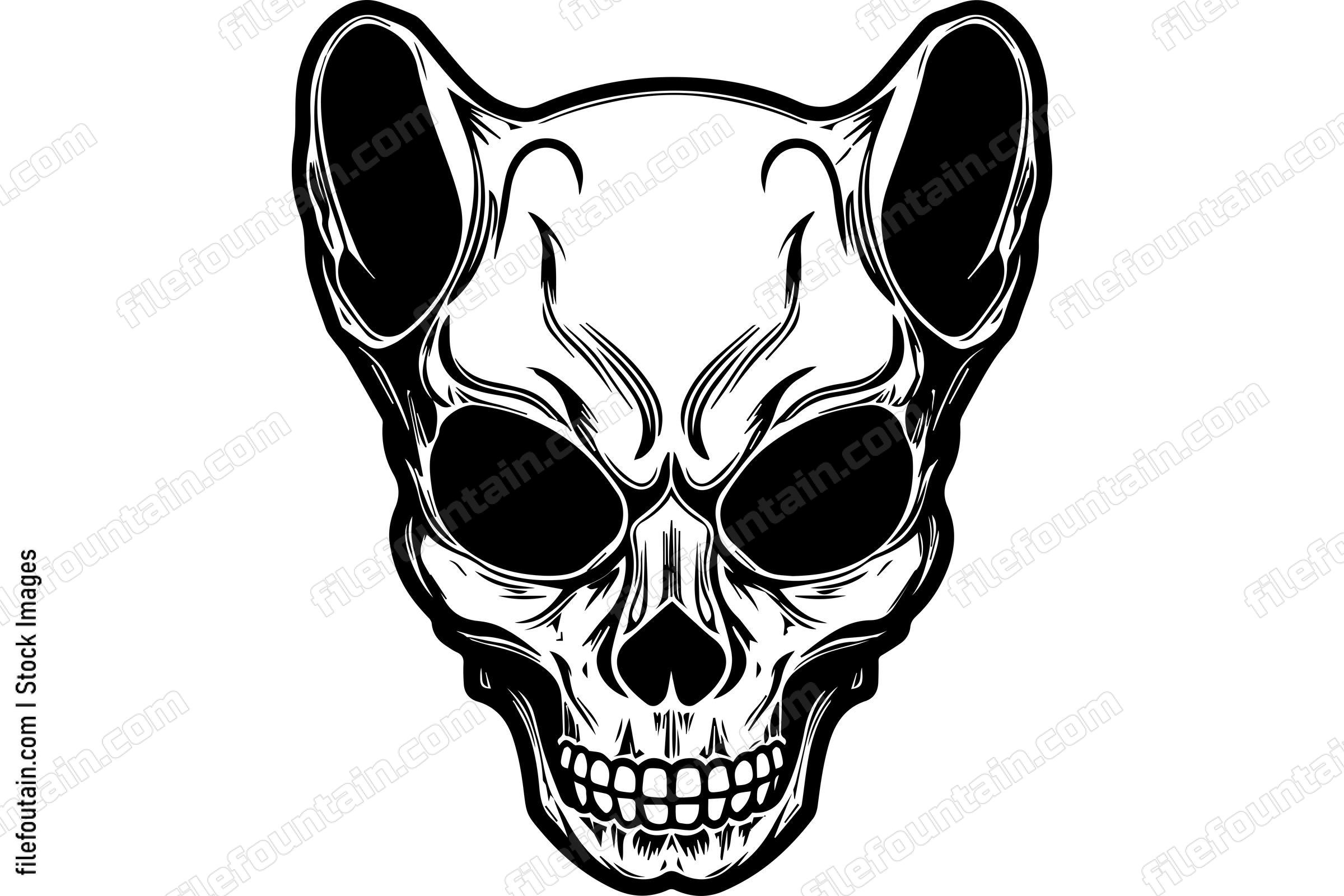 Cat Skull