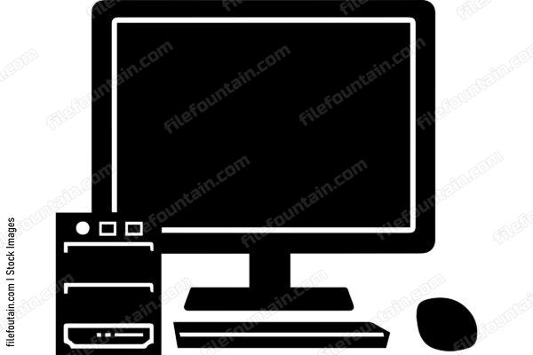 Desktop Computer Logo