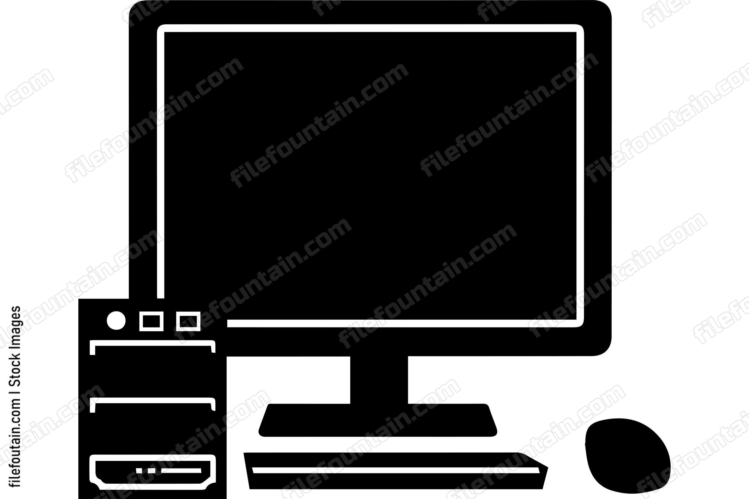 Desktop Computer Logo