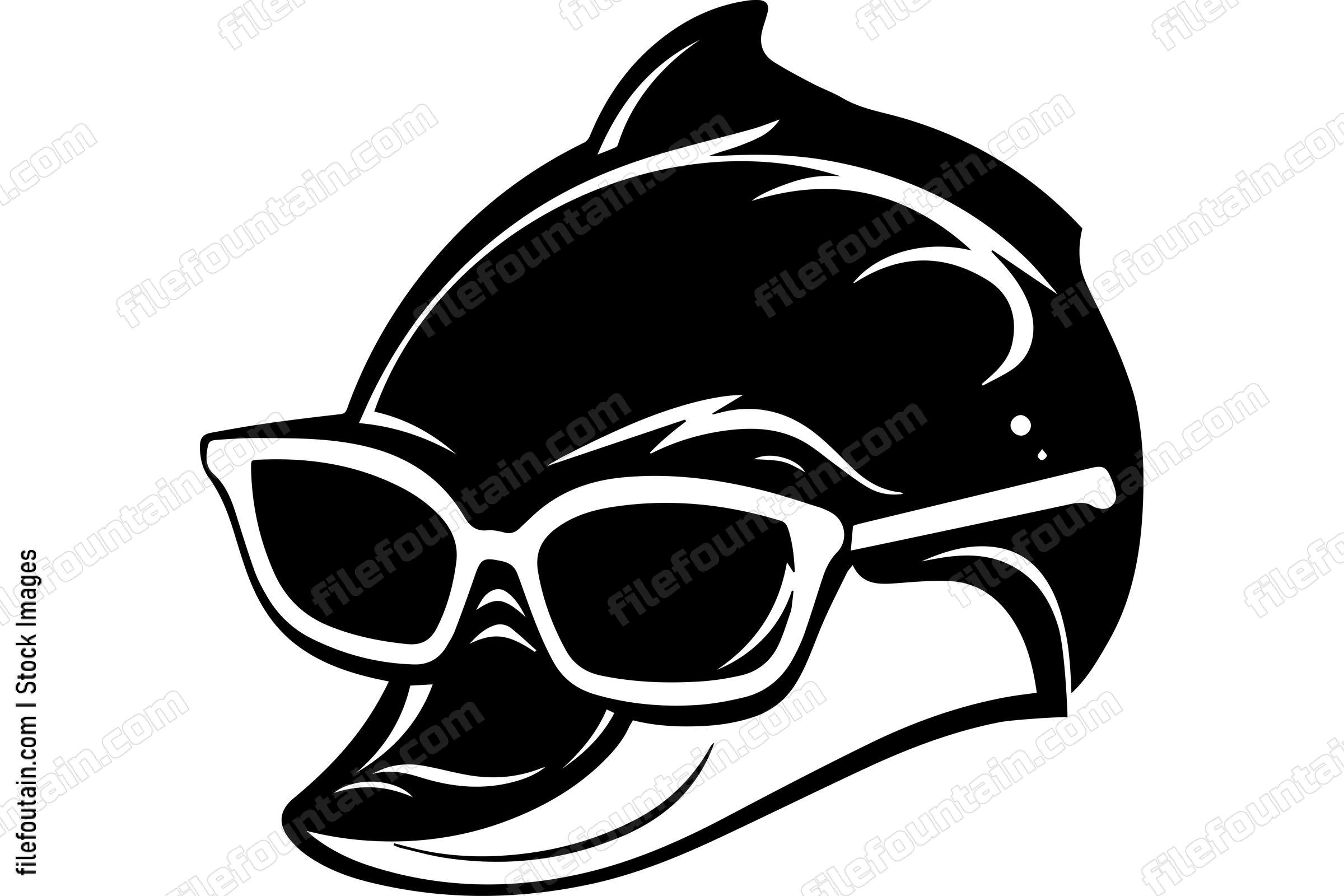 Dolphin In Sunglasses
