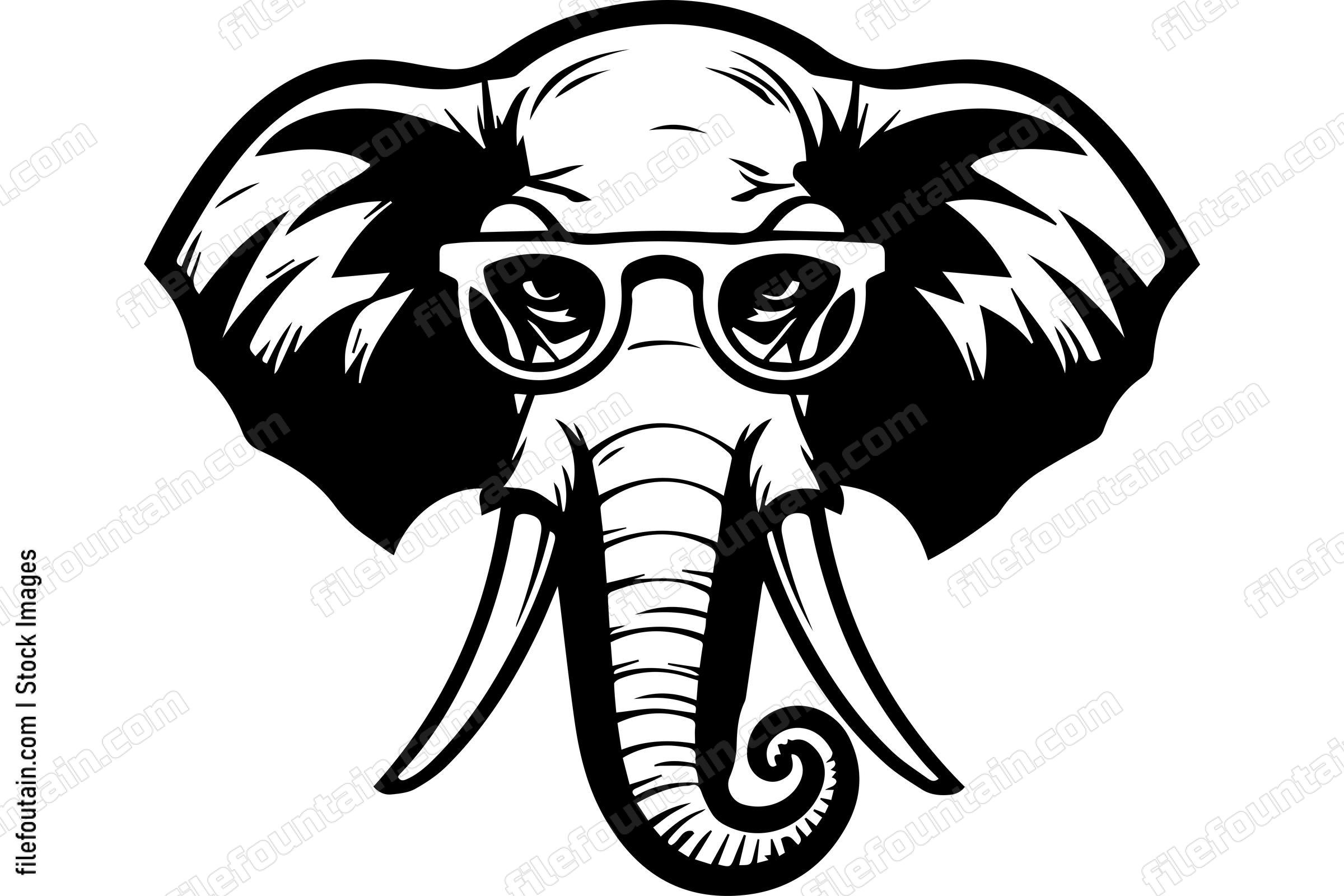 Elephant In Sunglasses