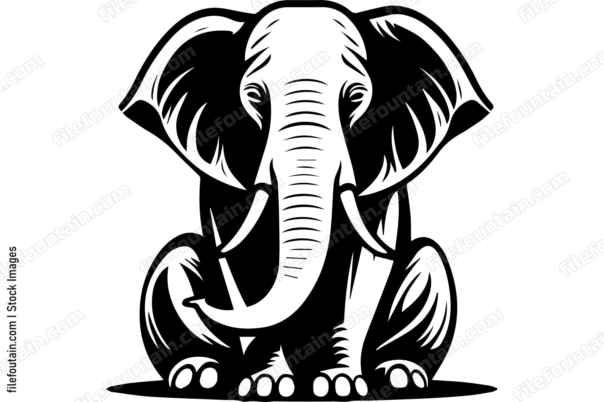 Elephant Sitting