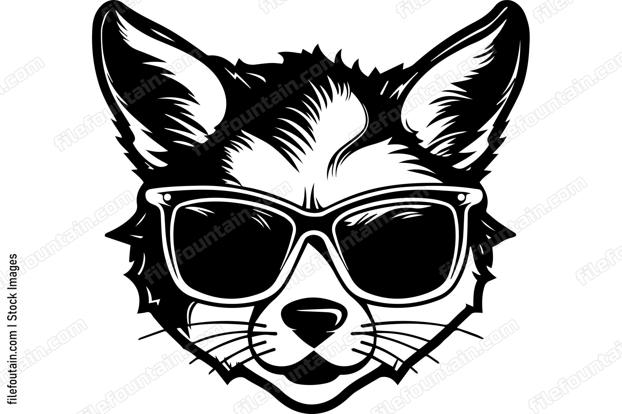 Fox In Sunglasses