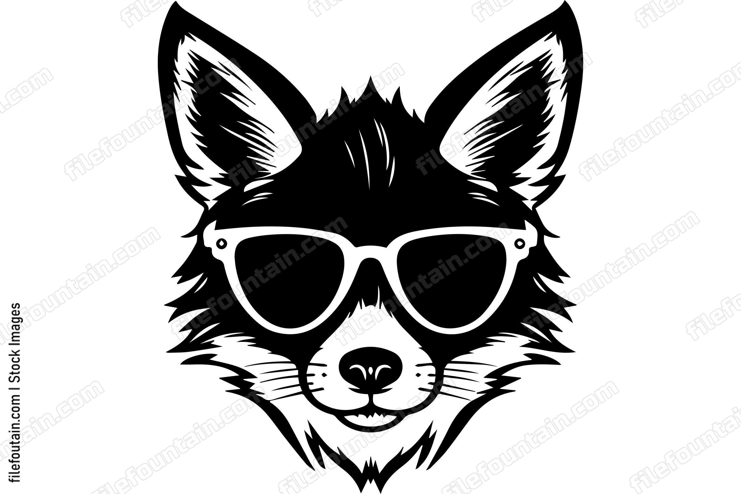 Fox In Sunglasses