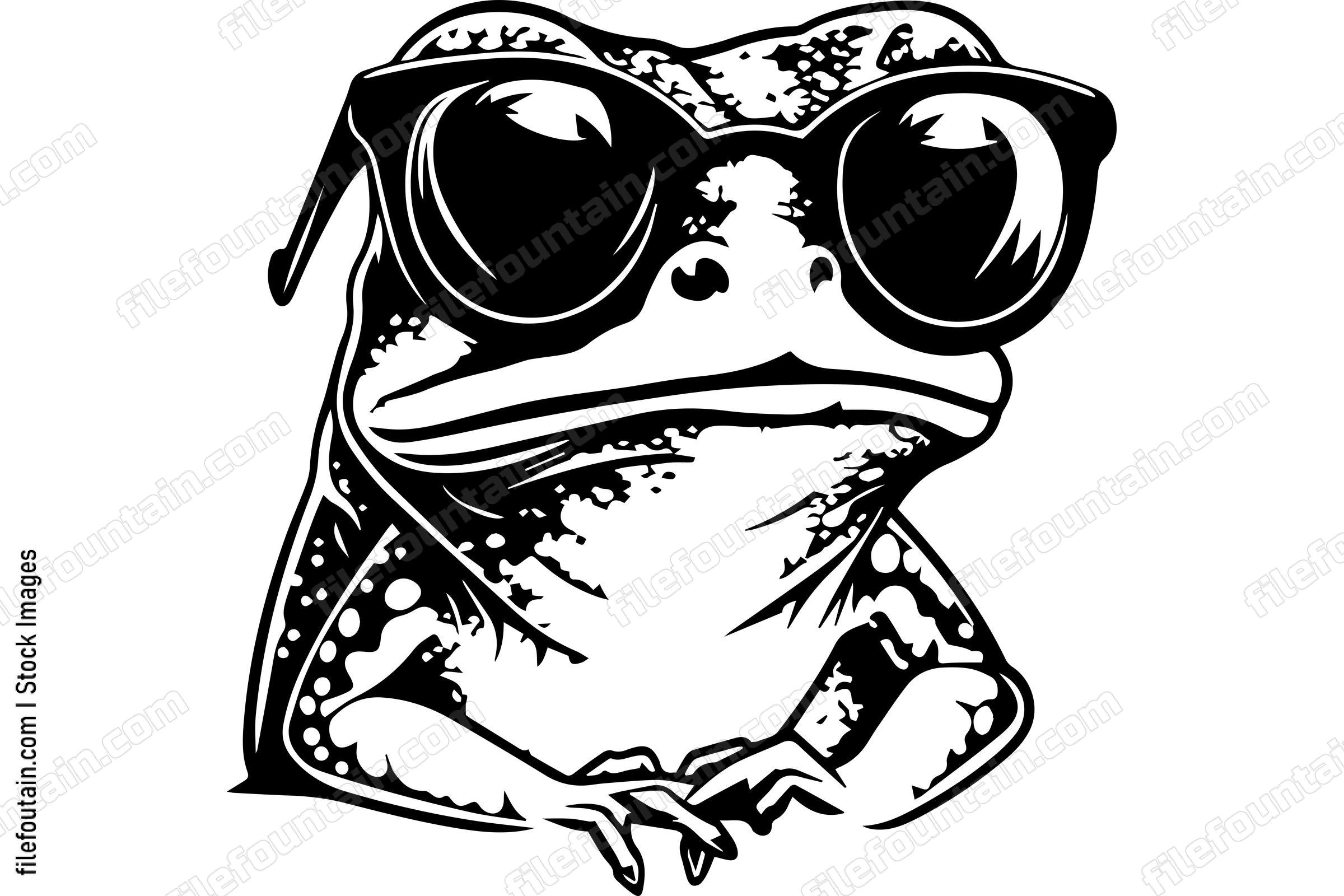 Frog In Sunglasses