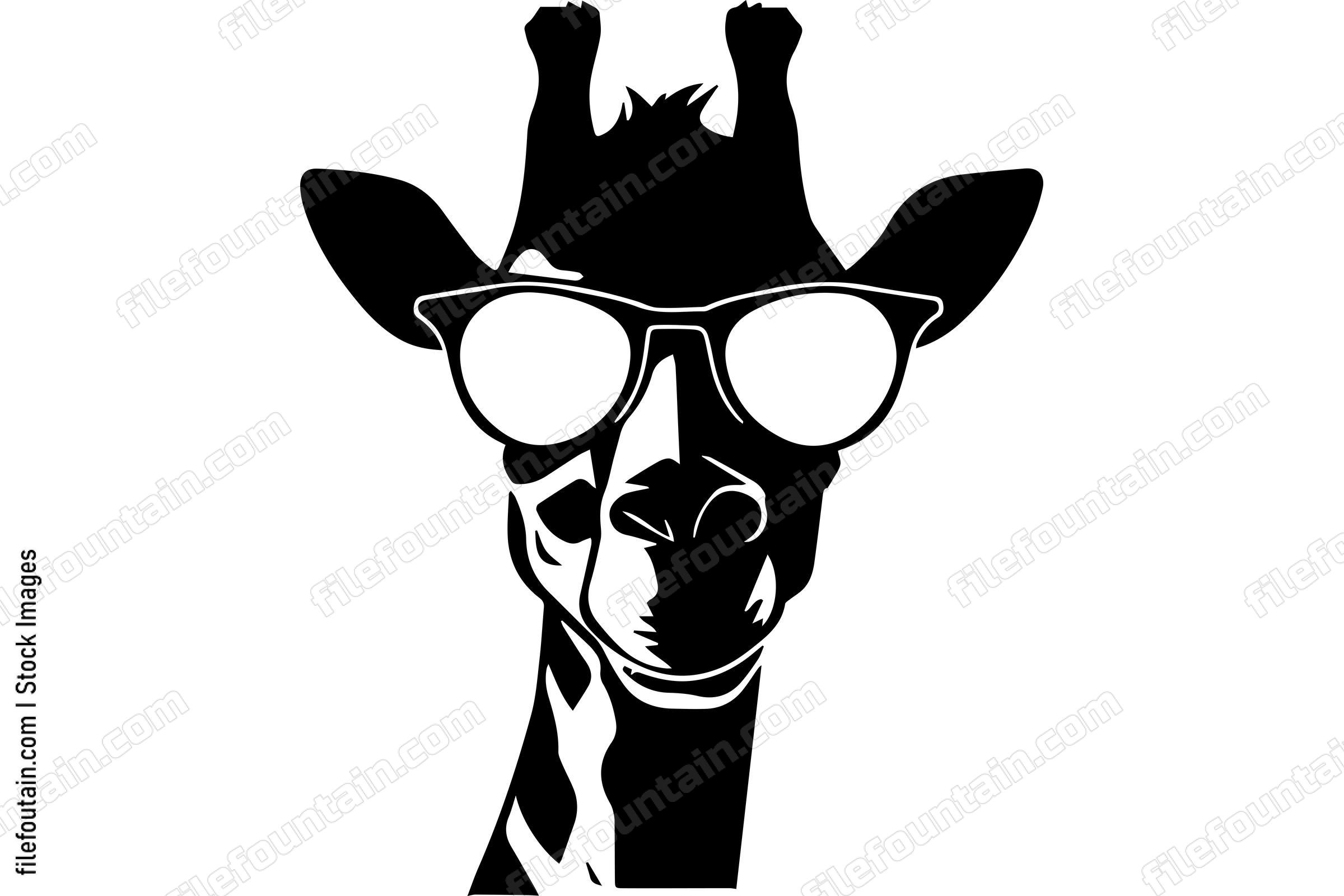 Giraffe In Sunglasses