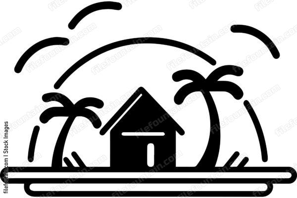 Minimalist  Vacation Icon