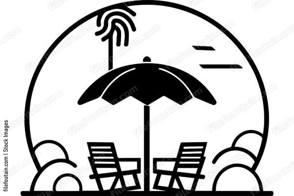 Minimalist  Vacation Icon