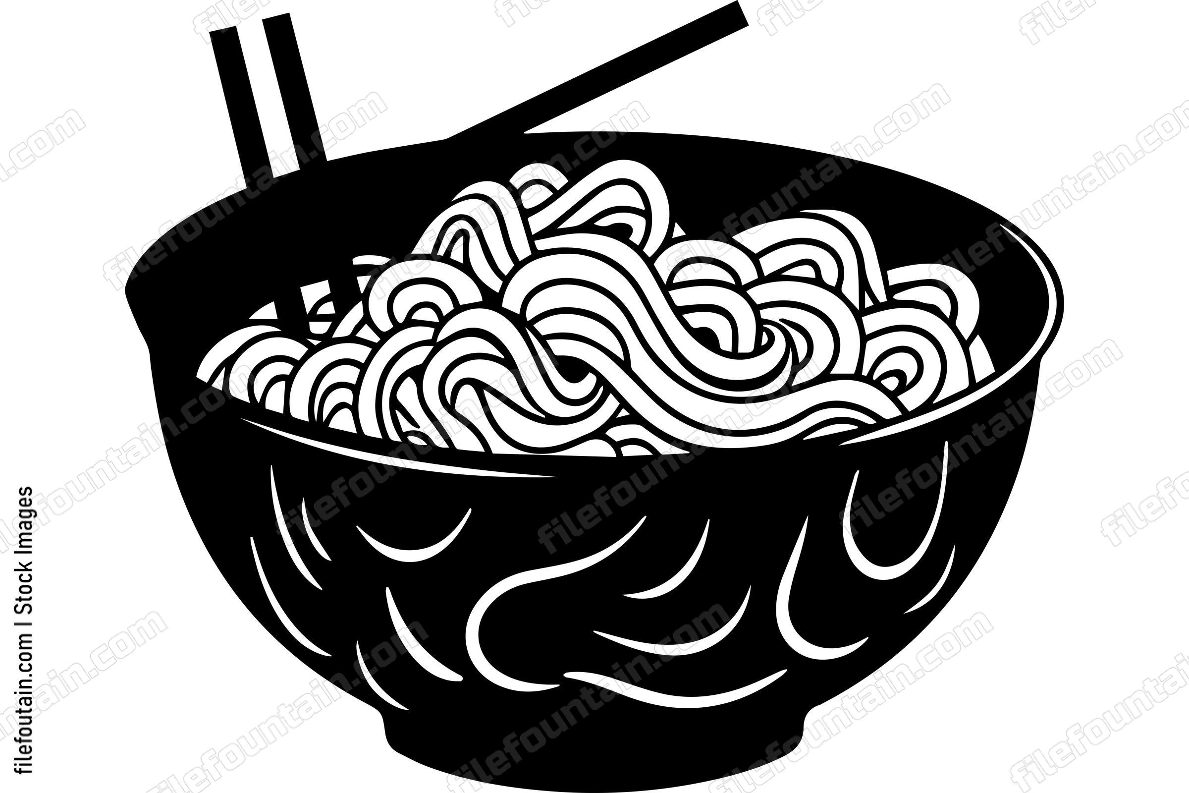 Minimalist Bowl Of Noodles