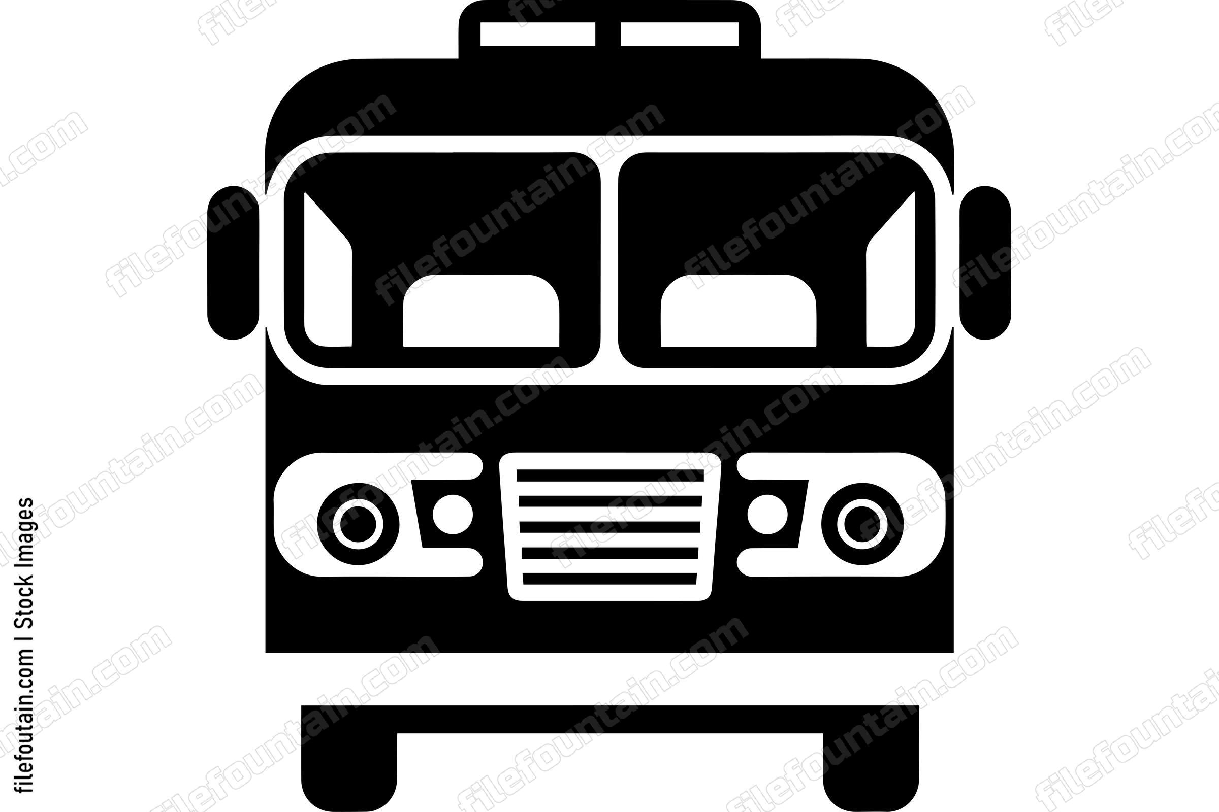 Minimalist Bus Icon