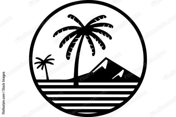 Minimalist Vacation Icon