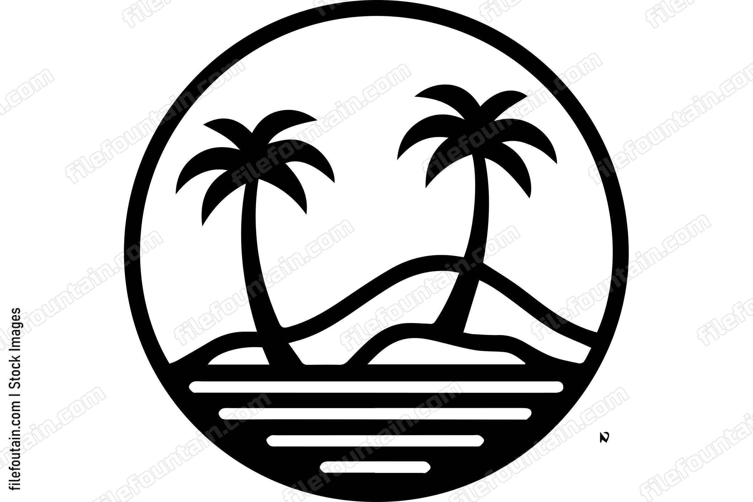 Minimalist Vacation Icon