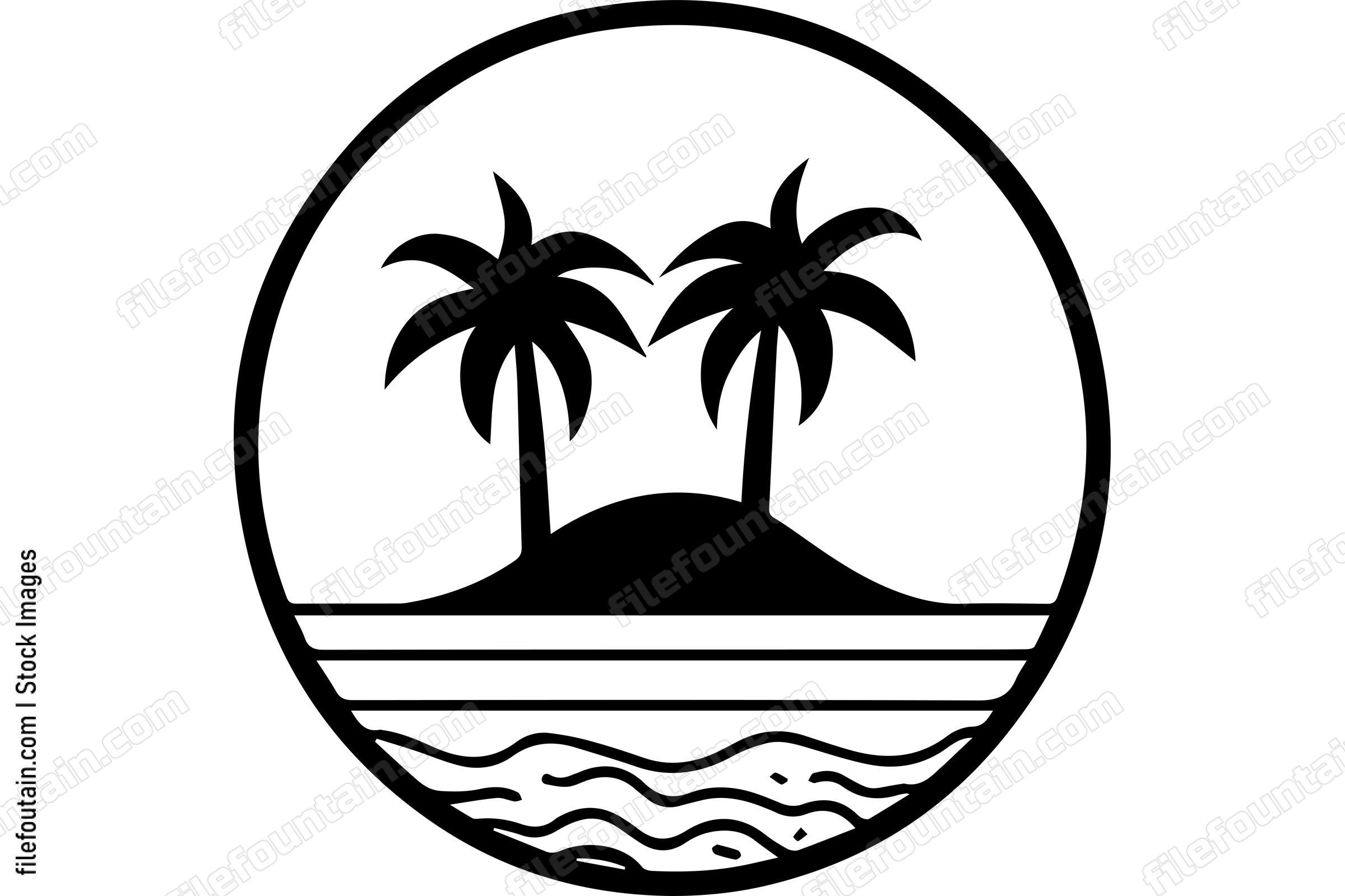 Minimalist Vacation Icon