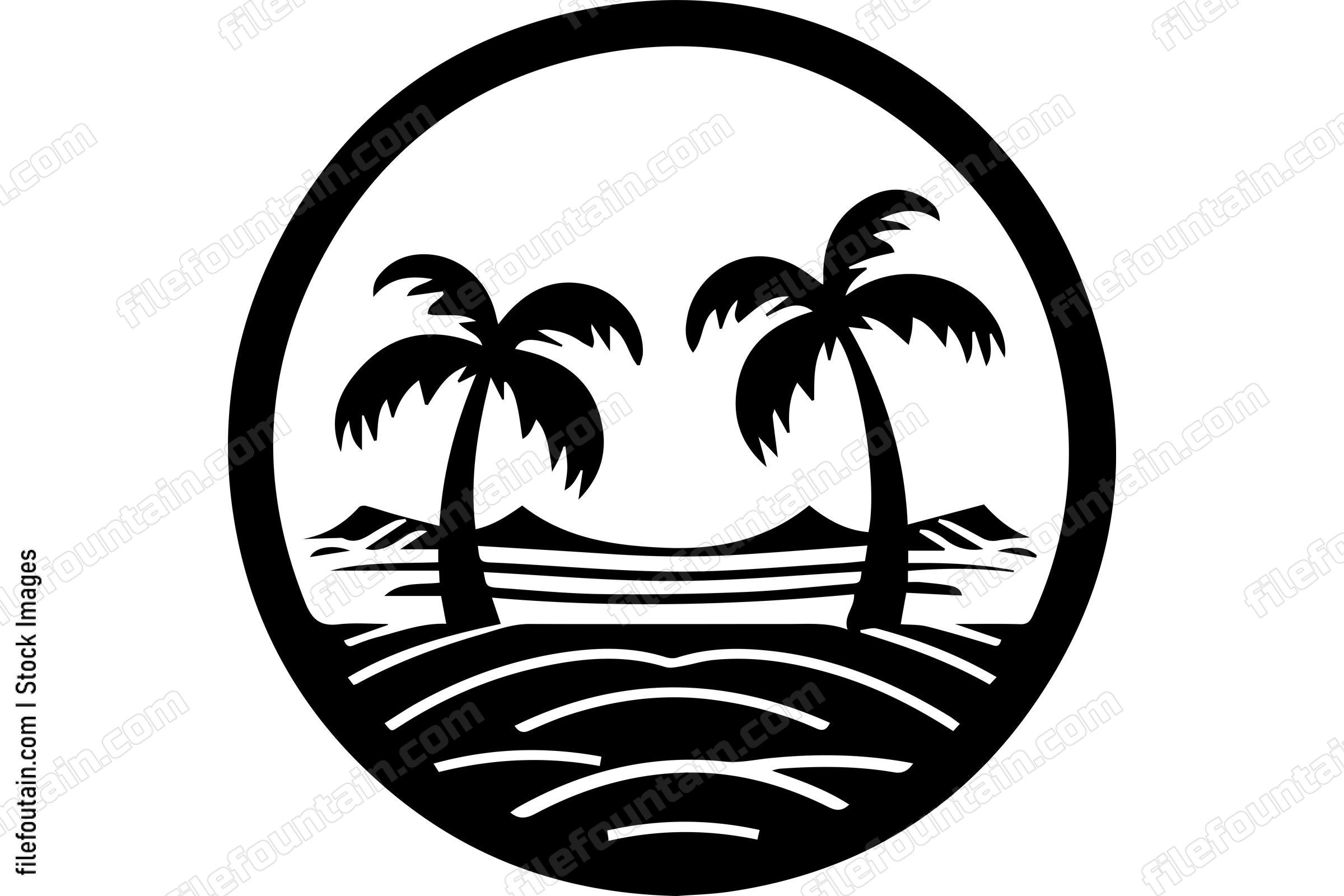 Minimalist Vacation Icon