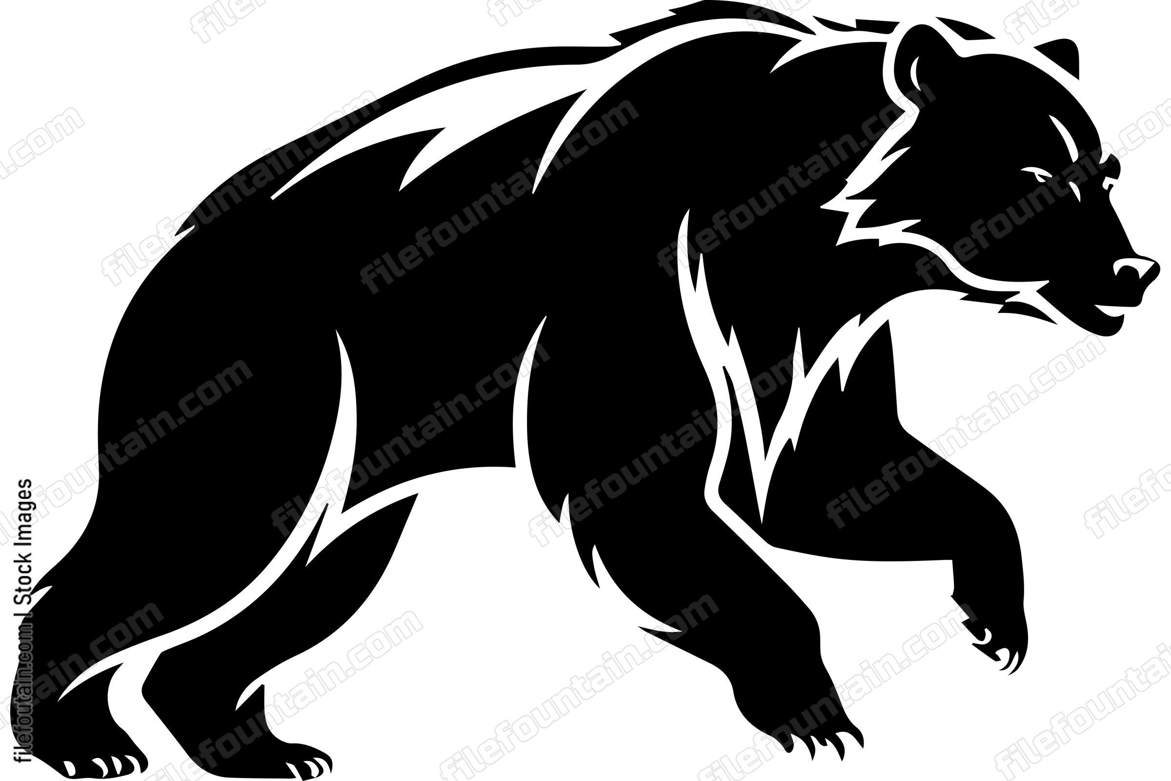 Running Grizzly Bear
