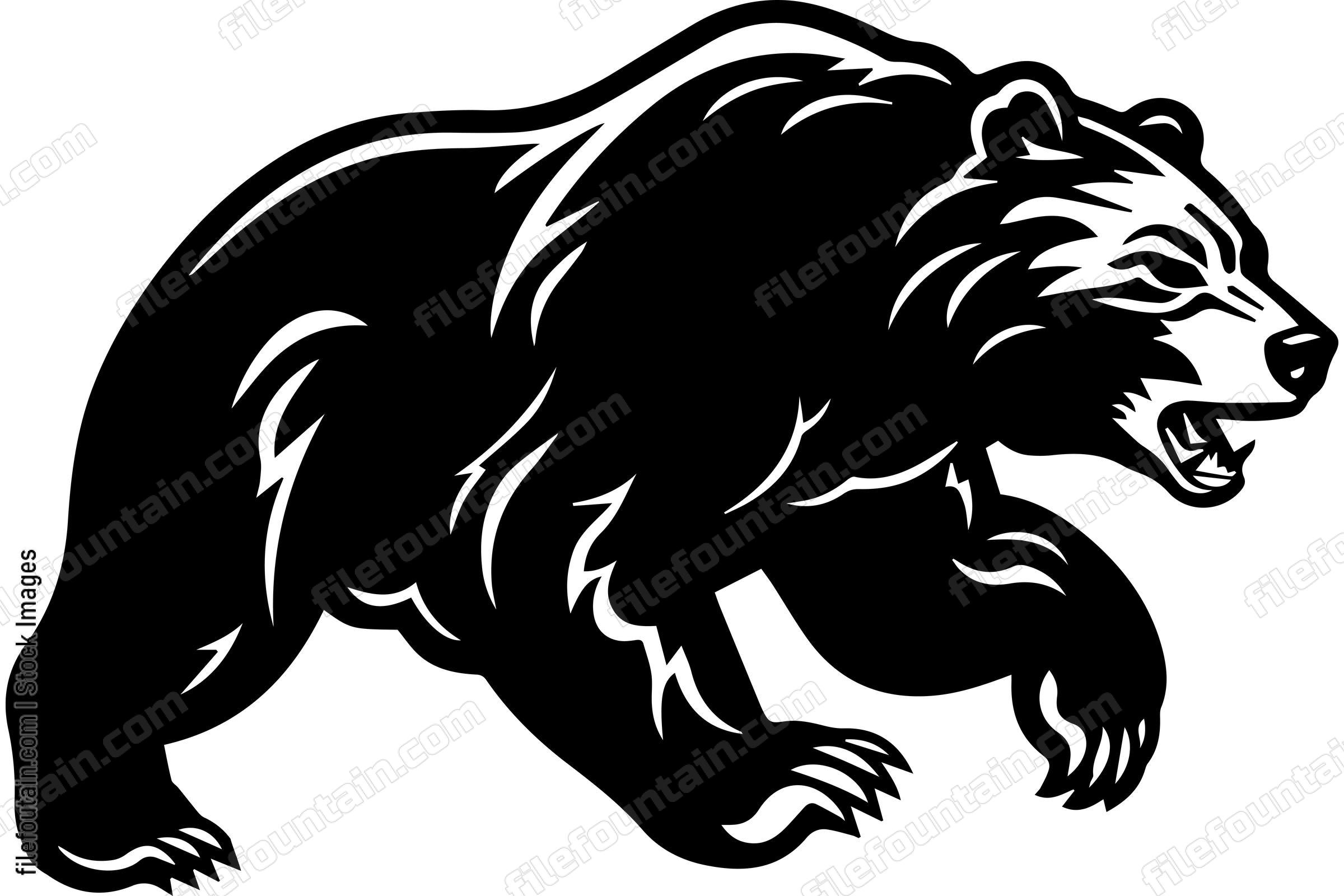 Running Grizzly Bear