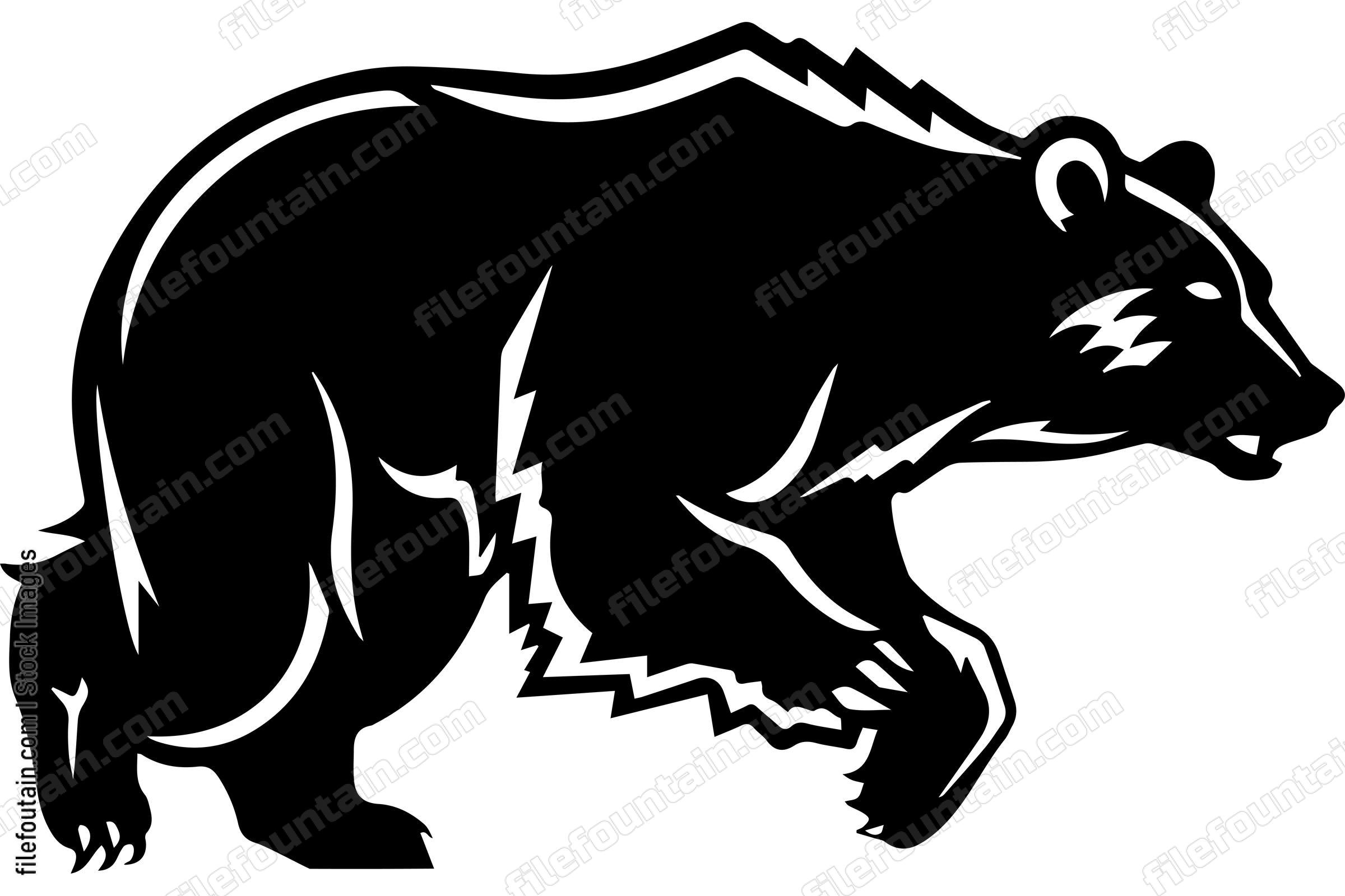 Running Grizzly Bear
