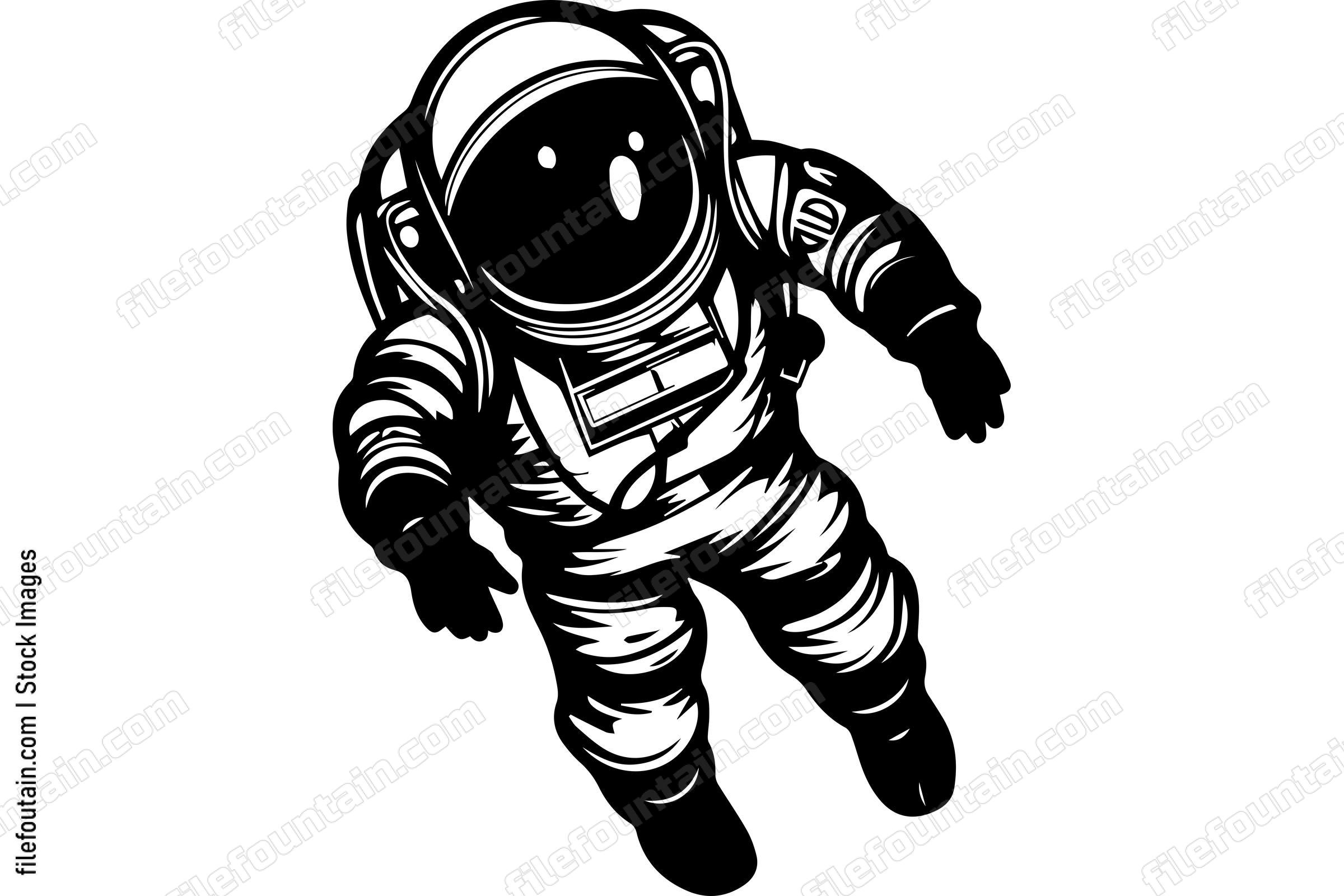Astronaut Floating In Space