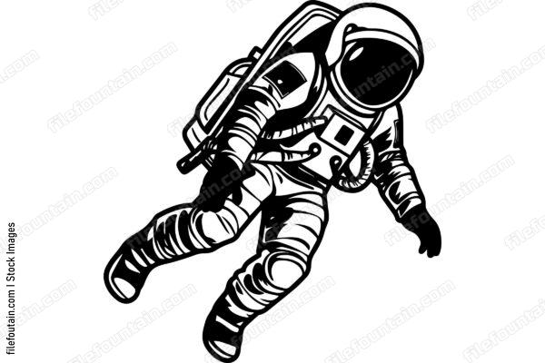 Astronaut Floating In Space