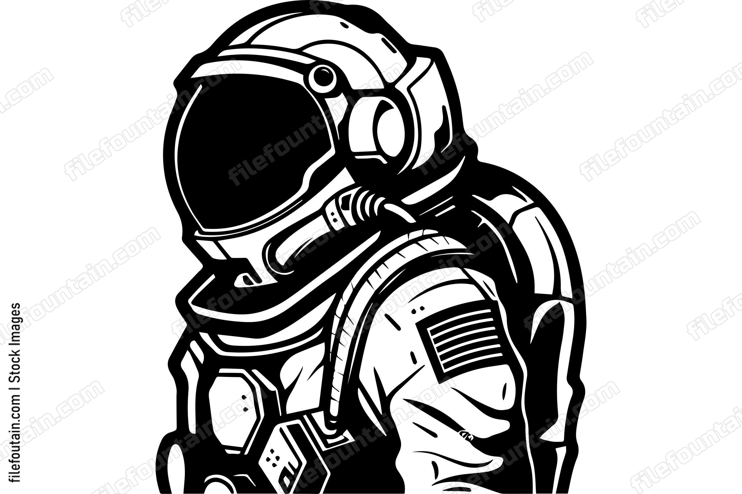 Astronaut Walking On Mars
