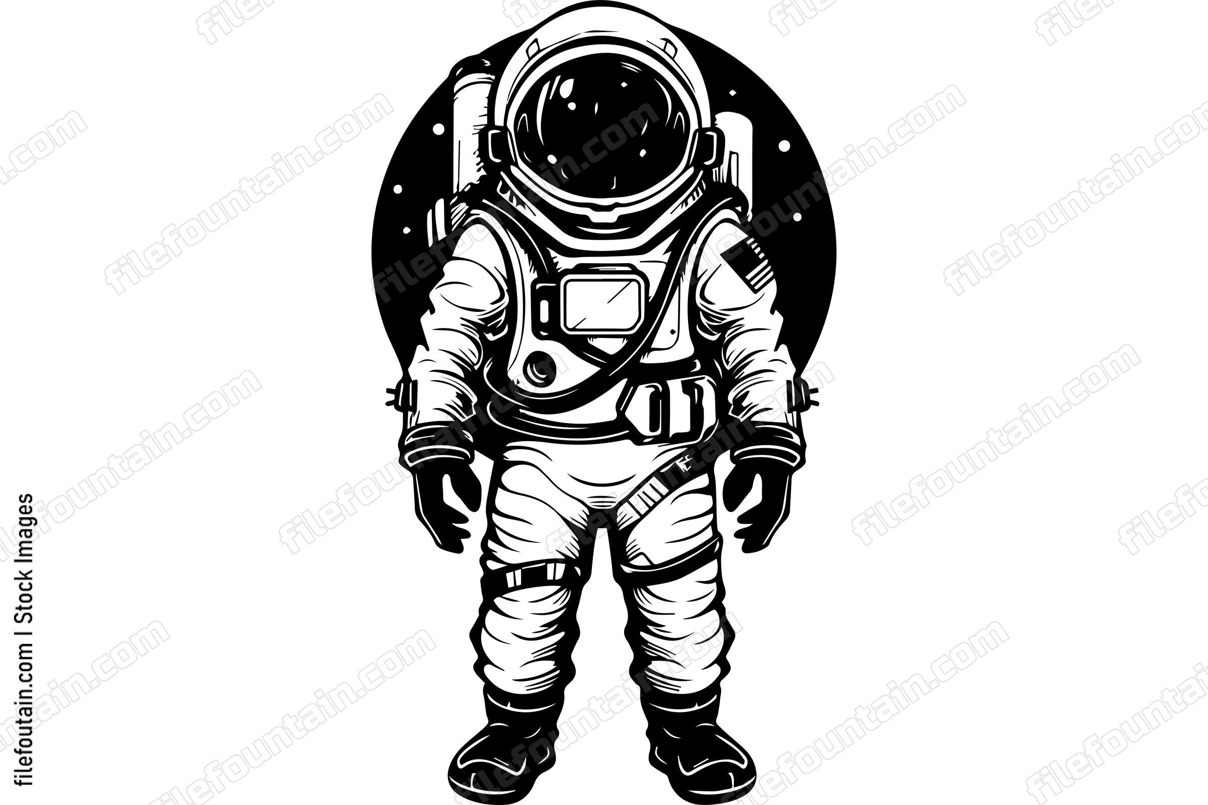 Astronaut Walking On Mars