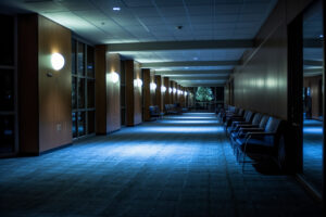 Darkened Event Space