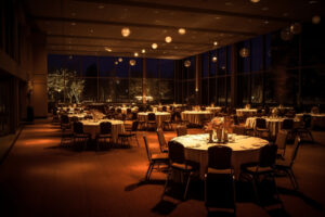 Darkened Event Space