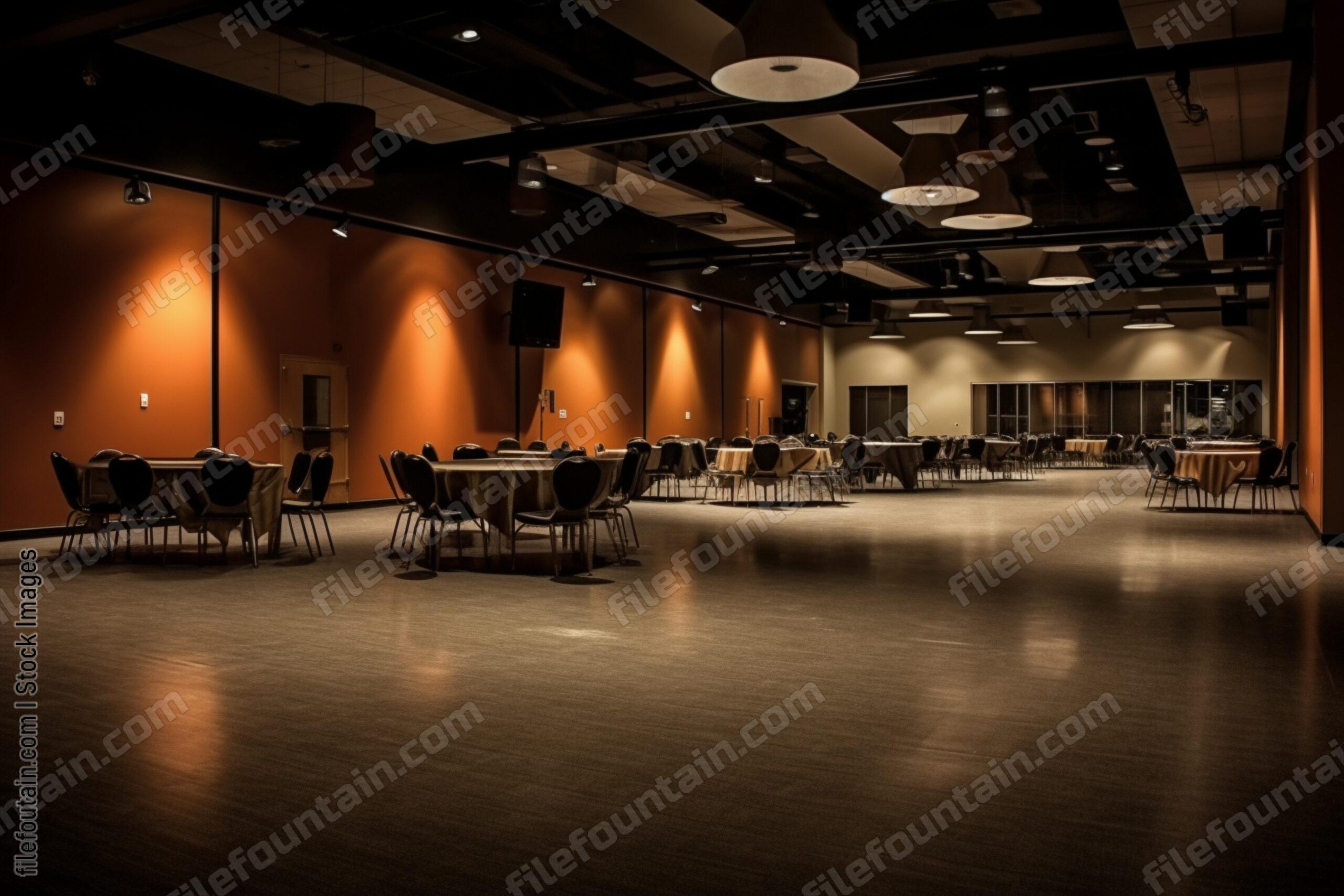 Darkened Event Space