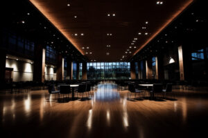 Darkened Event Space