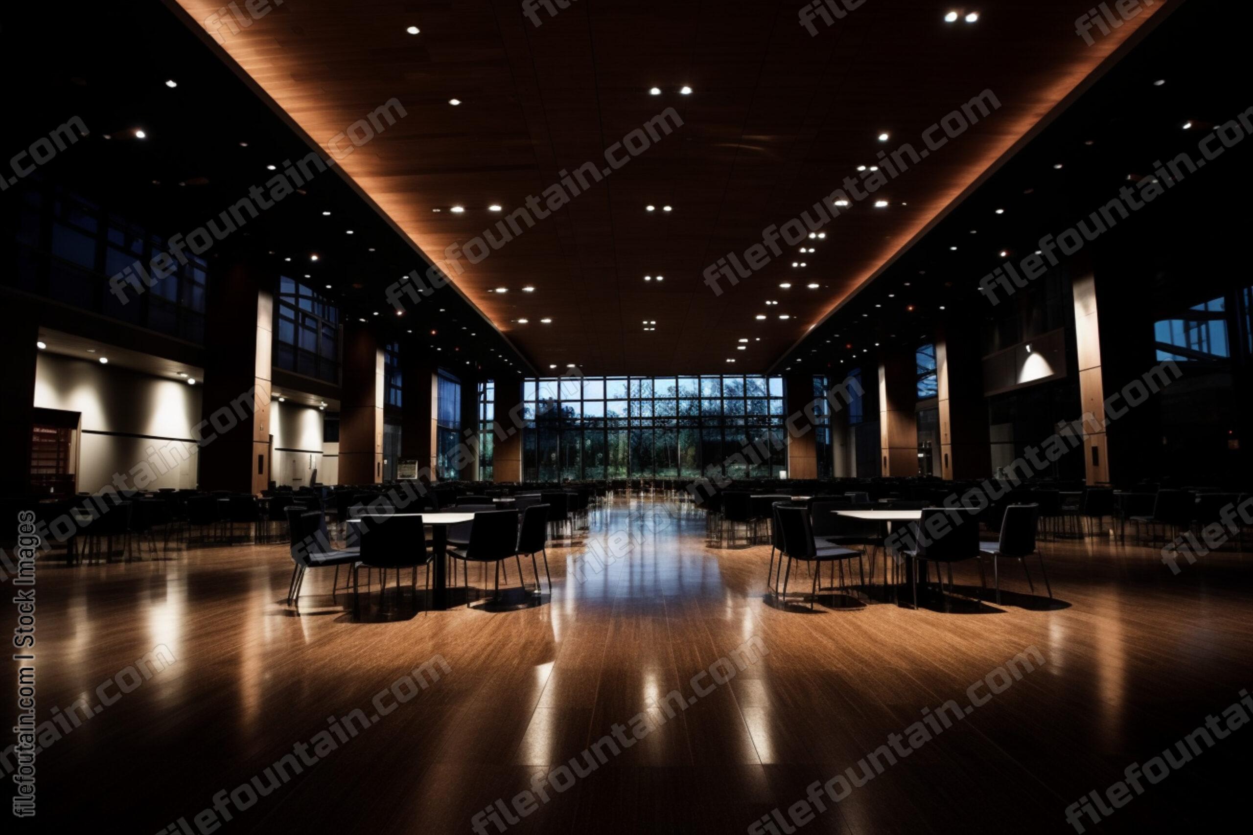 Darkened Event Space