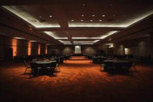 Darkened Event Space