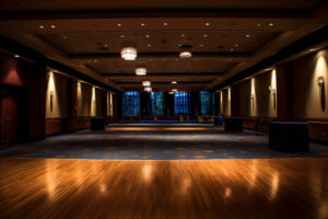 Darkened Event Space