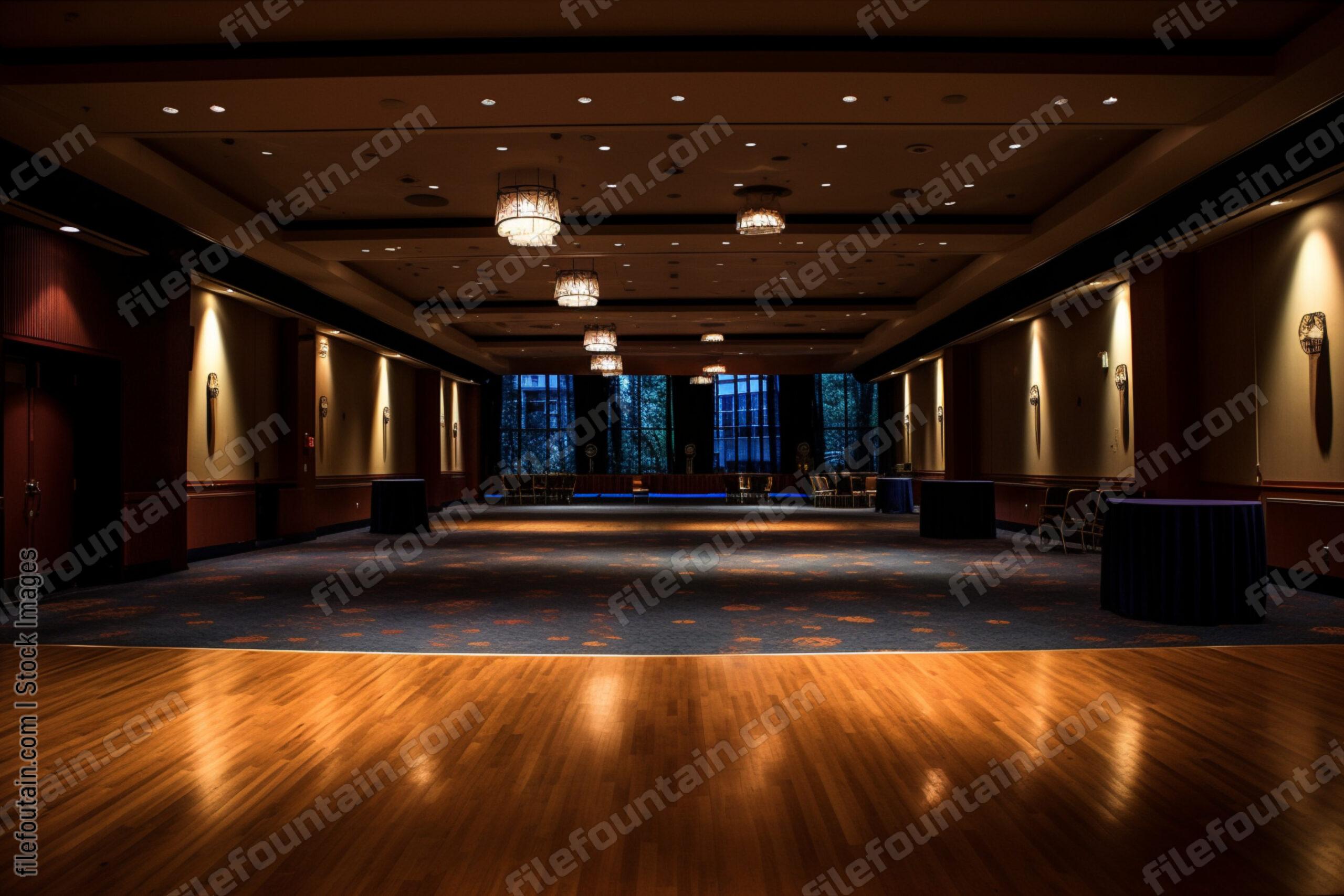 Darkened Event Space