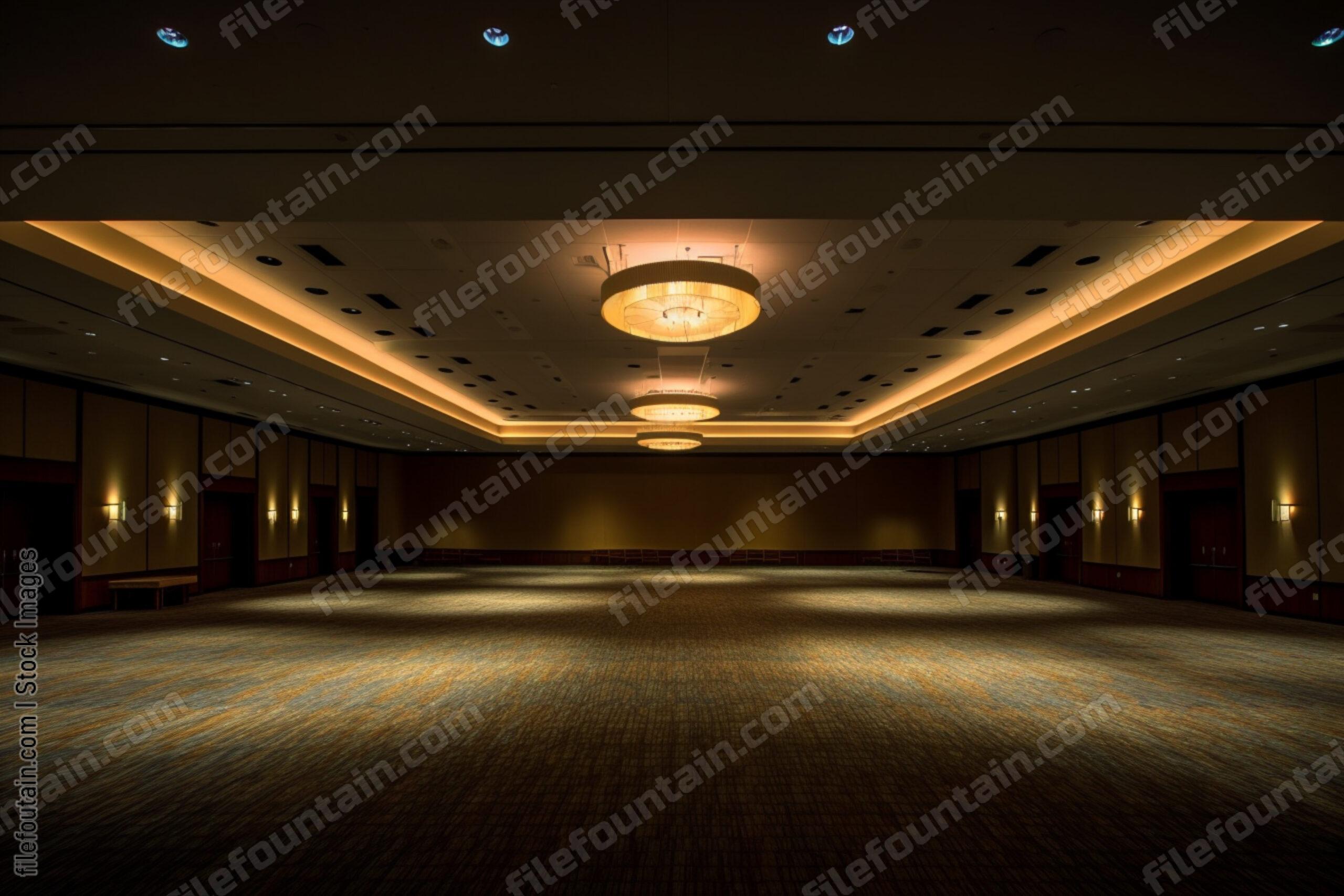 Darkened Event Space