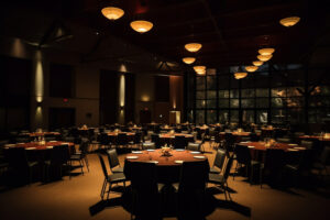 Darkened Event Space