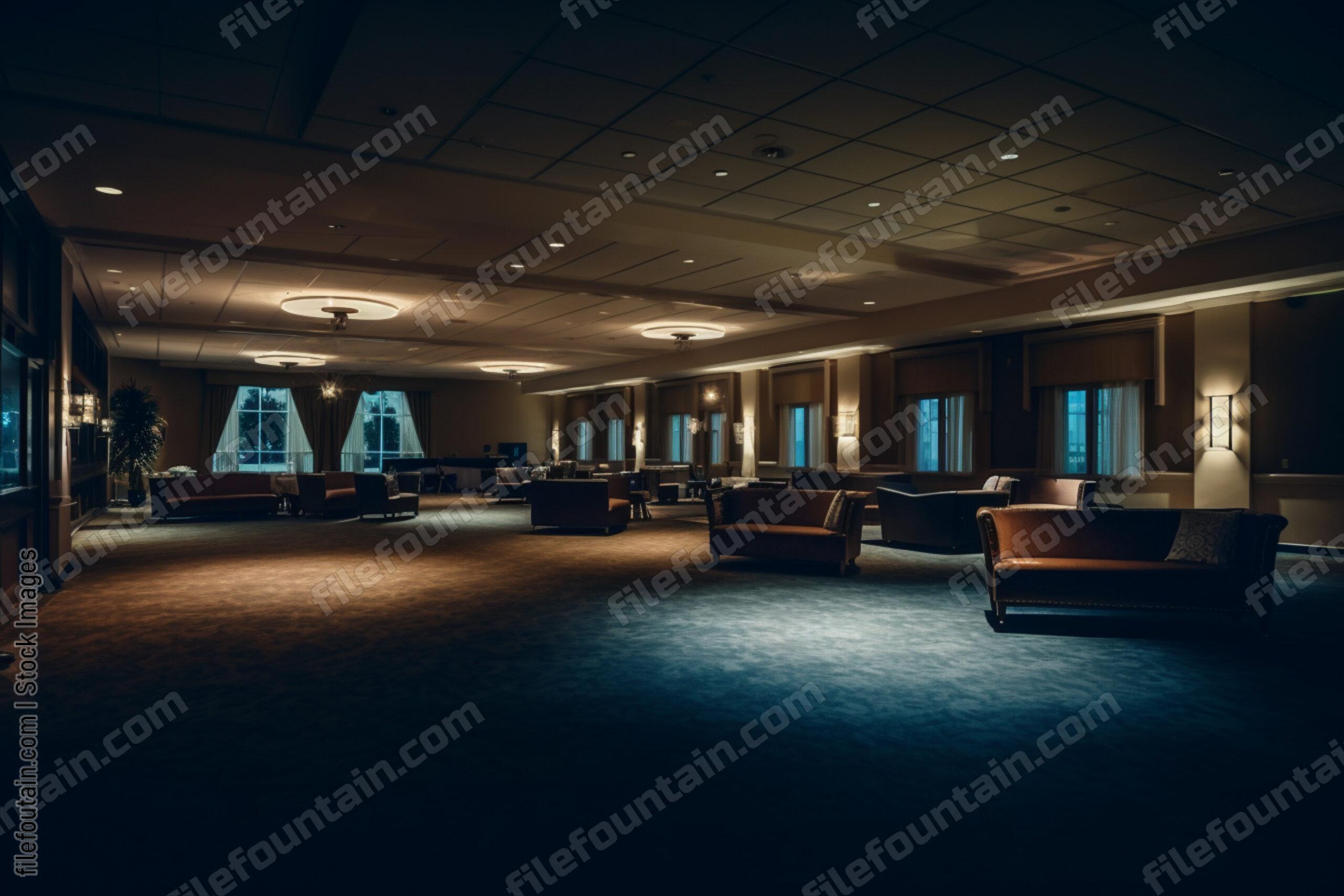 Darkened Event Space
