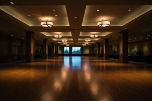 Darkened Event Space