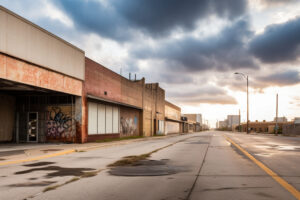 Deserted Business Distric