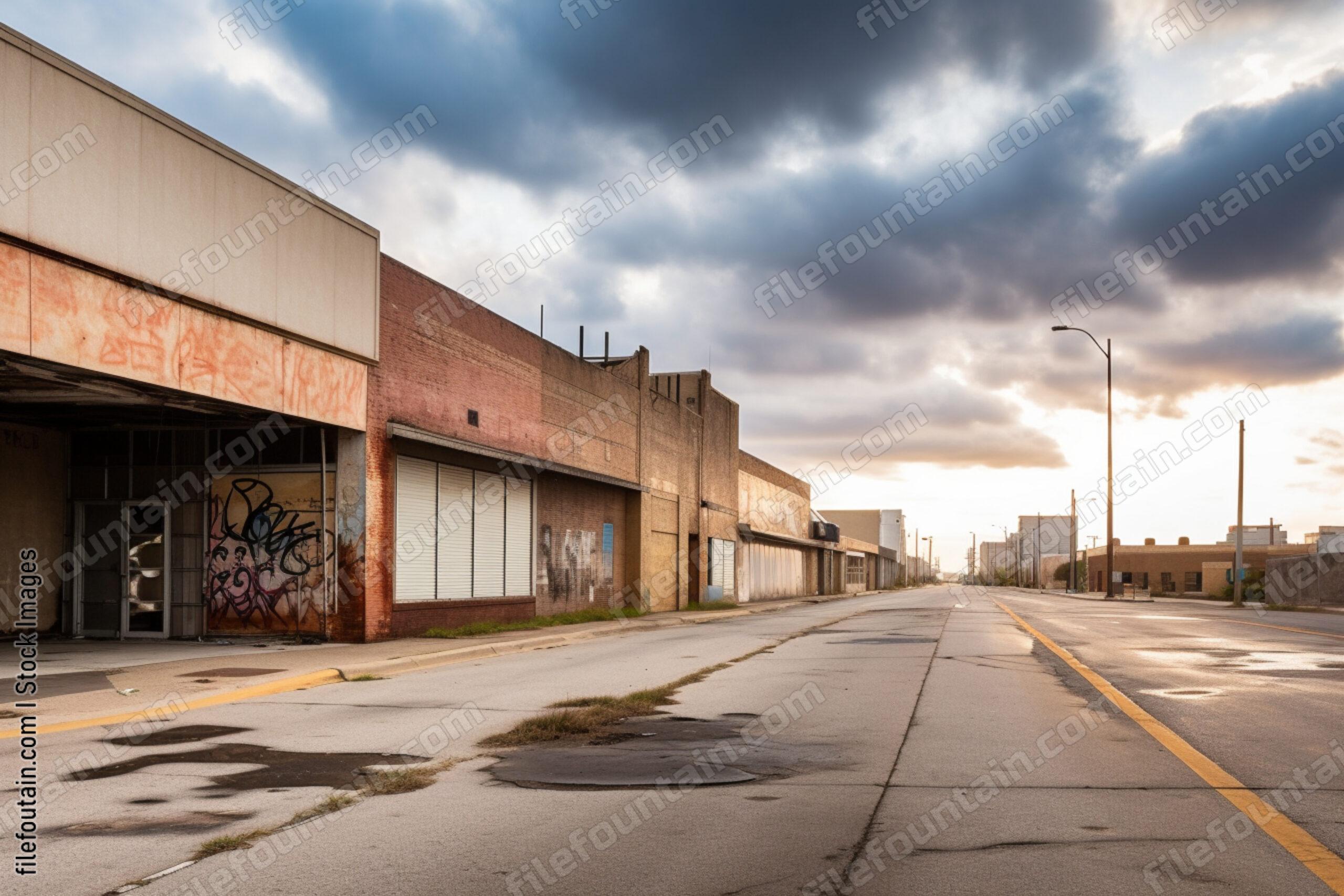 Deserted Business Distric