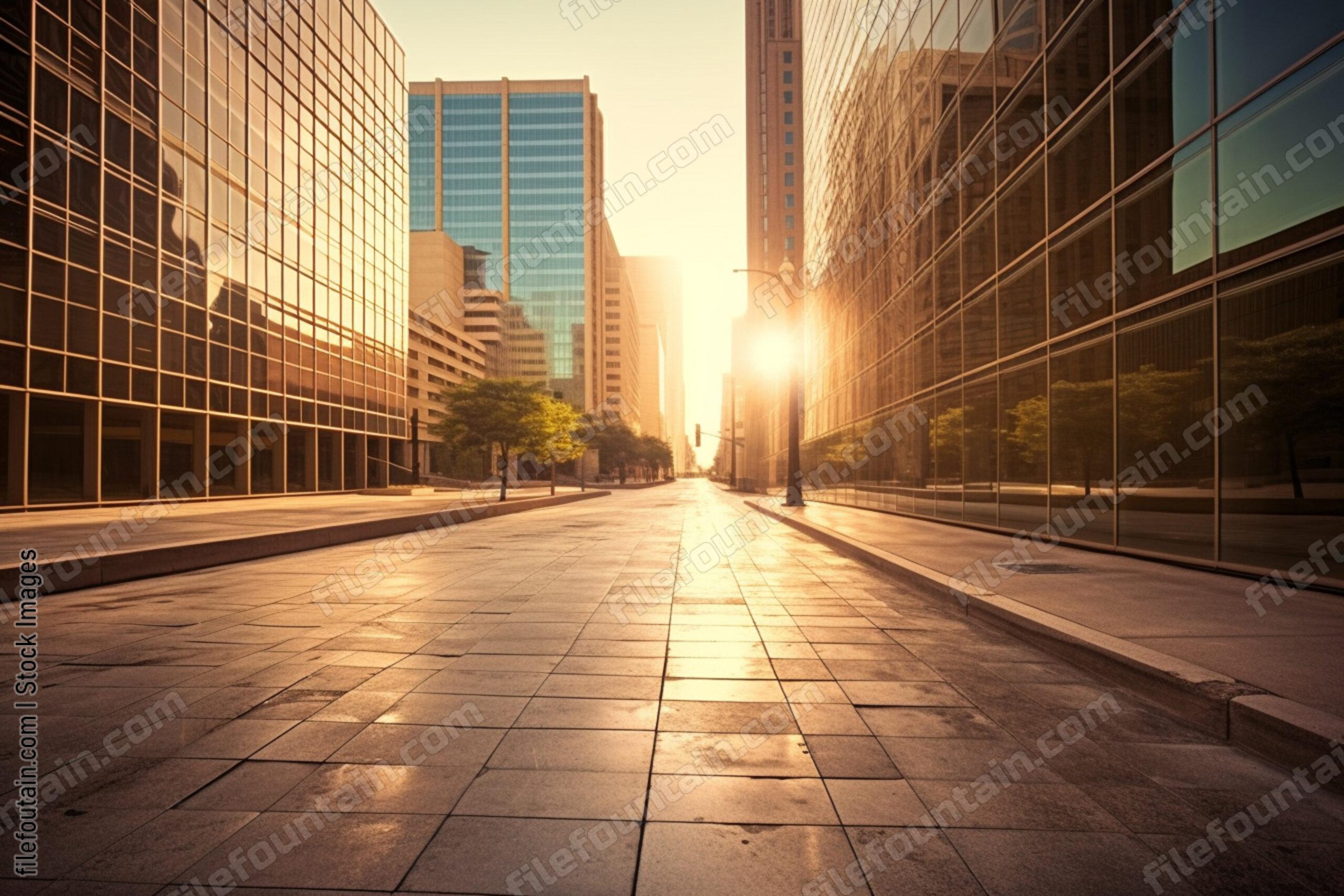 Deserted Business Distric