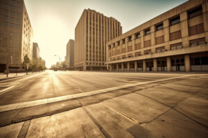 Deserted Business Distric