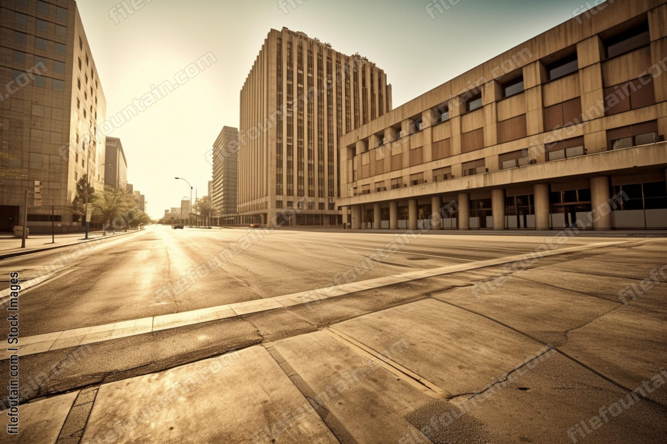 Deserted Business Distric