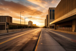 Deserted Business Distric