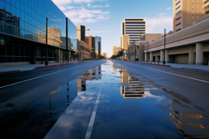 Deserted Business Distric